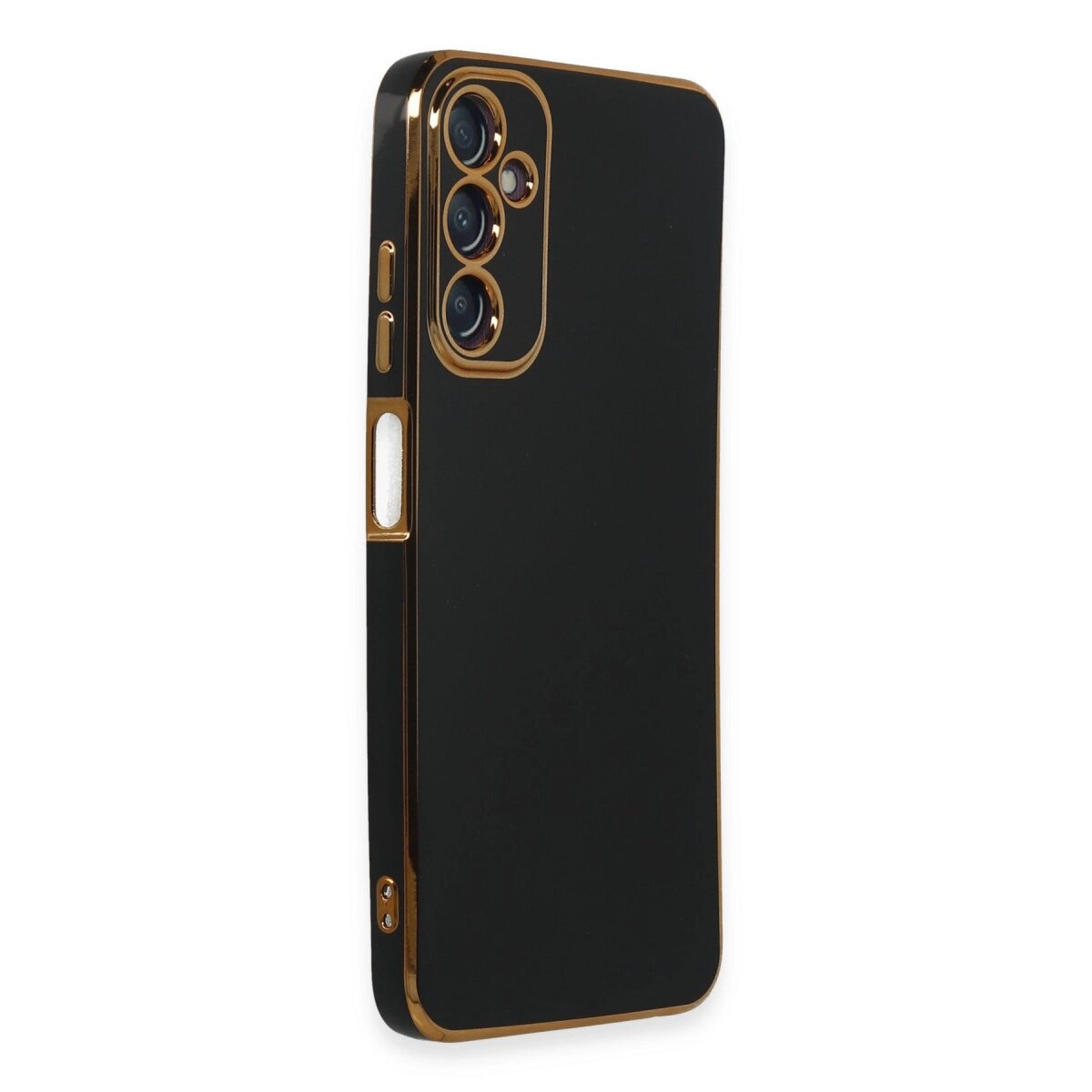 Samsung Galaxy A05s Kılıf Volet Silikon - Siyah Samsung Galaxy A05s Kılıf Volet Silikon - Siyah