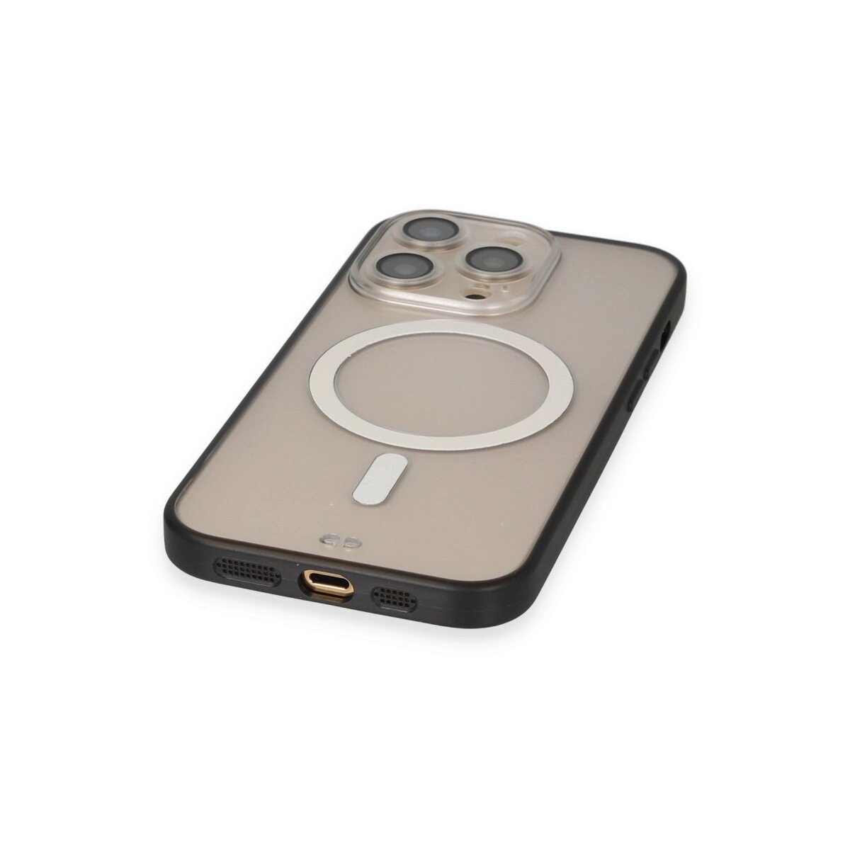 İphone 14 Pro Kılıf Grand Magneticsafe Kapak - Siyah