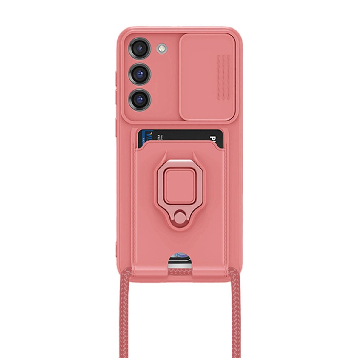 Samsung Galaxy S24 Plus Kılıf Zuma Kartvizitli Yüzüklü Silikon - Pembe Samsung Galaxy S24 Plus Kılıf Zuma Kartvizitli Yüzüklü Silikon - Pembe