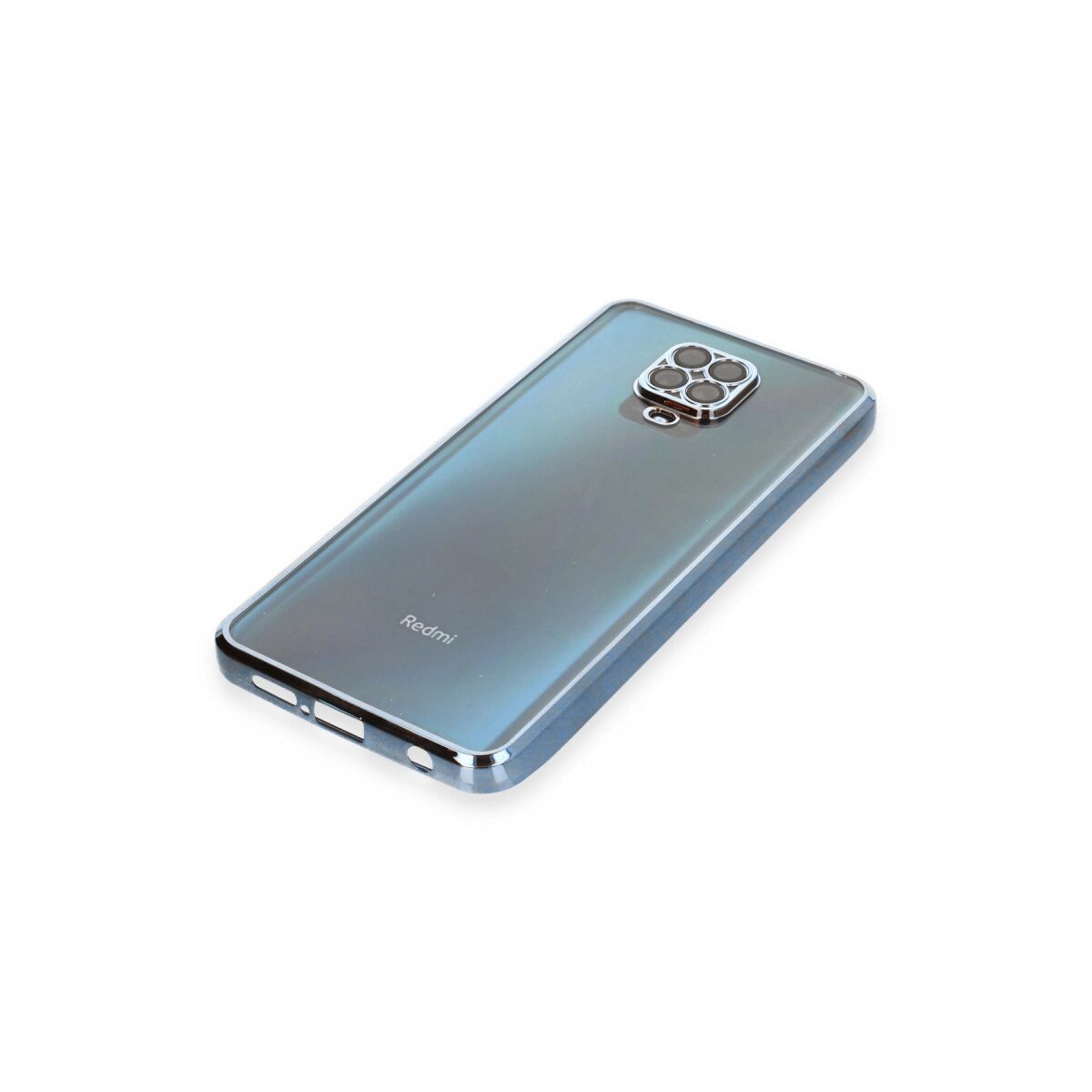 Xiaomi Redmi Note 9 Pro Kılıf Razer Lensli Silikon - Açık Mavi