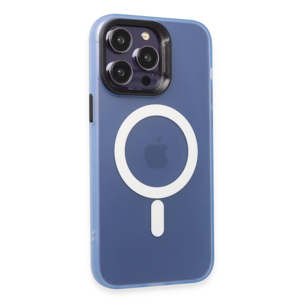 Joko İphone 15 Pro Max Kılıf Mateks Magsafe Kapak - Sierra Blue