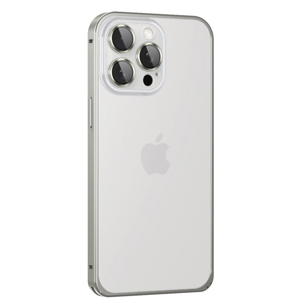 Joko İphone 15 Pro Metal Bumper Mat Kapak - Gri Joko İphone 15 Pro Metal Bumper Mat Kapak - Gri