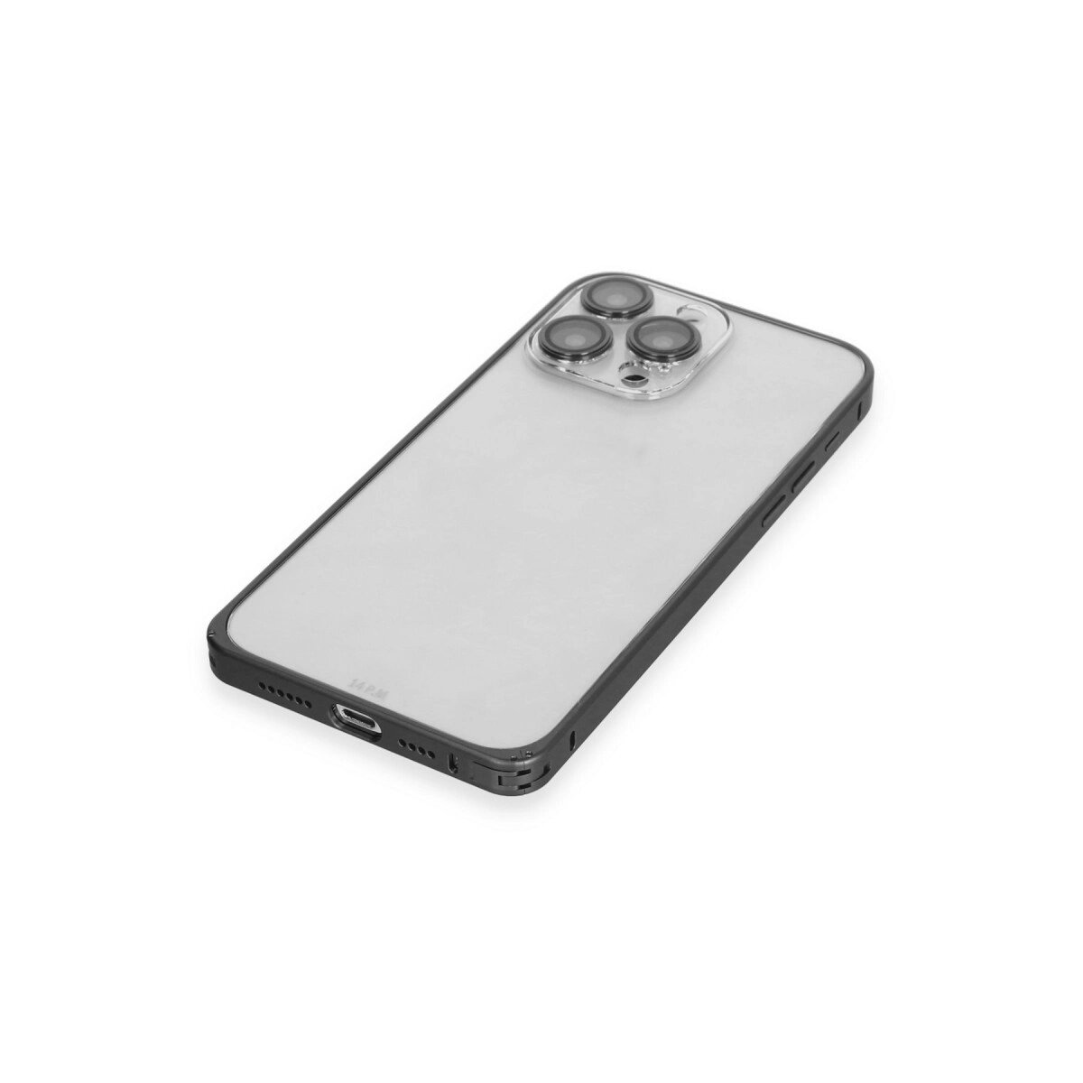 Joko İphone 15 Pro Max Metal Bumper Mat Kapak - Siyah Joko İphone 15 Pro Max Metal Bumper Mat Kapak - Siyah