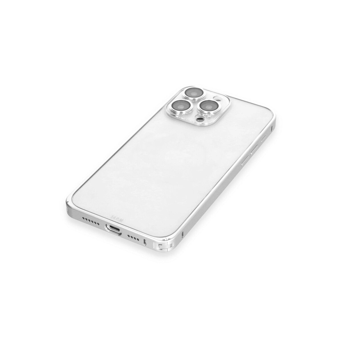 Joko İphone 15 Pro Max Metal Bumper Mat Kapak - Gümüş Joko İphone 15 Pro Max Metal Bumper Mat Kapak - Gümüş