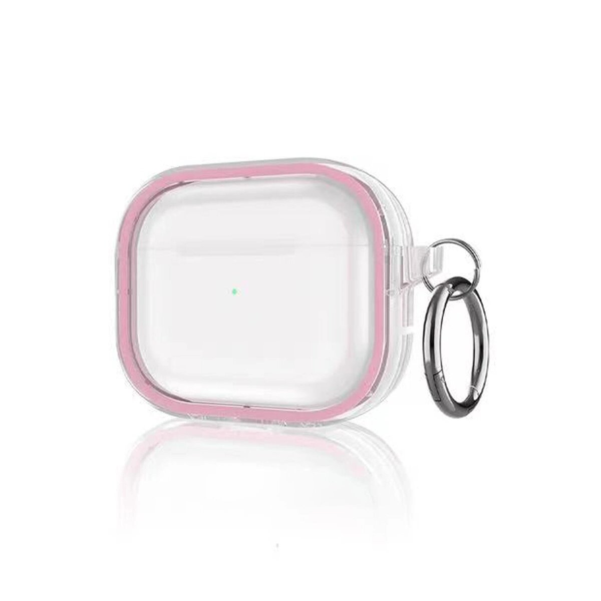 Airpods Pro 2 (2.nesil) Shiny Şeffaf Kılıf - Pembe Airpods Pro 2 (2.nesil) Shiny Şeffaf Kılıf - Pembe
