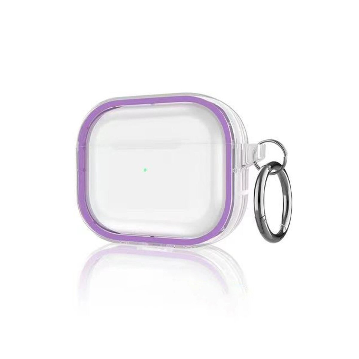 Airpods Pro 2 (2.nesil) Shiny Şeffaf Kılıf - Mor Airpods Pro 2 (2.nesil) Shiny Şeffaf Kılıf - Mor