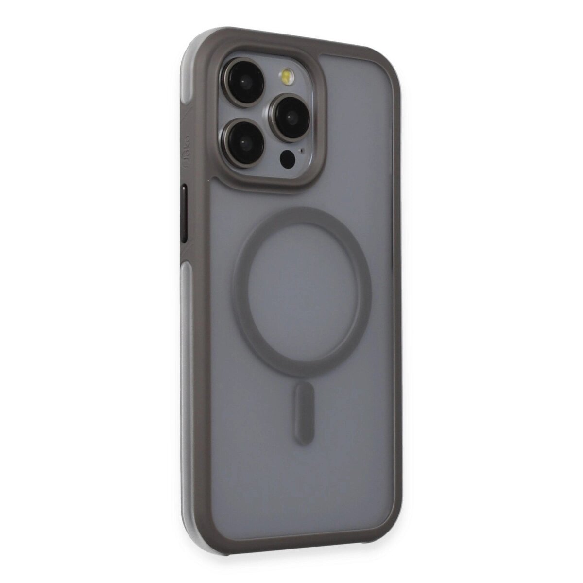 Joko İphone 15 Pro Max Toras Airbag Magsafe Kapak - Titan Gri