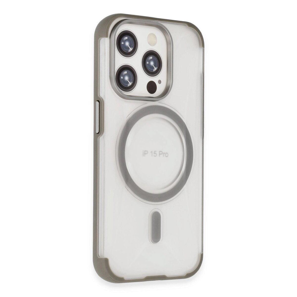 Joko İphone 15 Pro Max Hilton Magsafe Kapak - Titan Gri