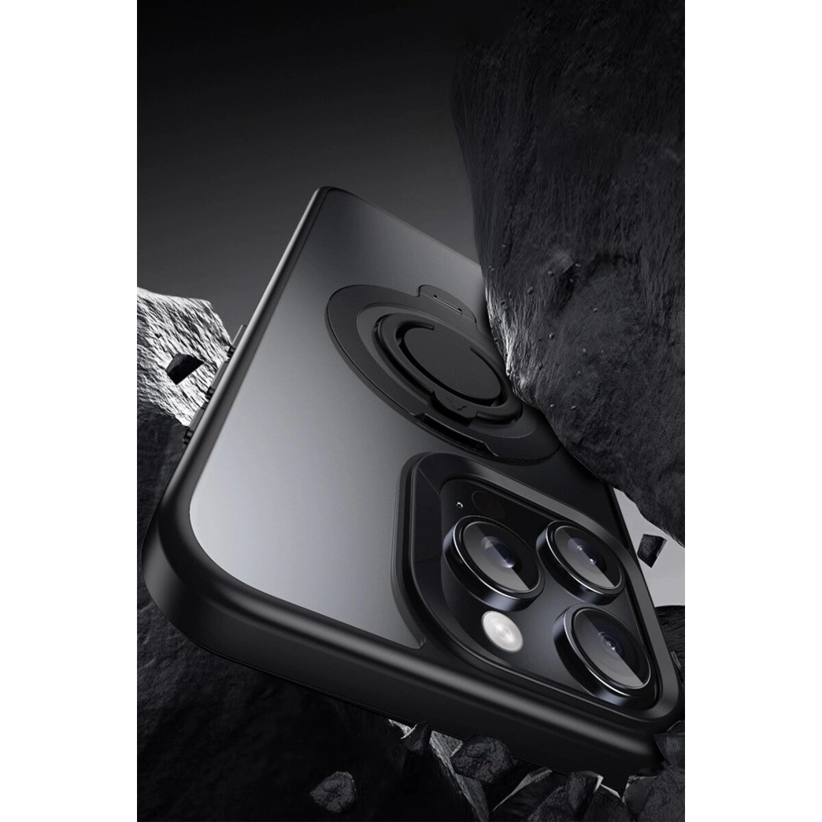 Joko İphone 16 Pro Avatar 360 Dönen Magsafe Kapak - Lacivert
