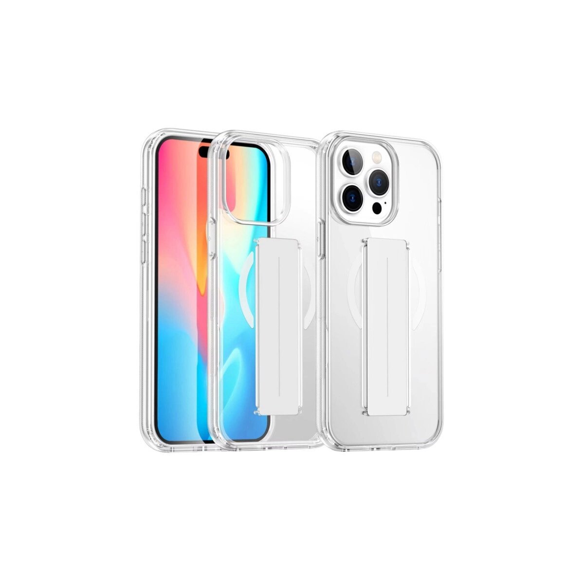 Joko İphone 14 Pro Max Kılıf Alfa Magsafe Standlı Kapak - Şeffaf Joko İphone 14 Pro Max Kılıf Alfa Magsafe Standlı Kapak - Şeffaf