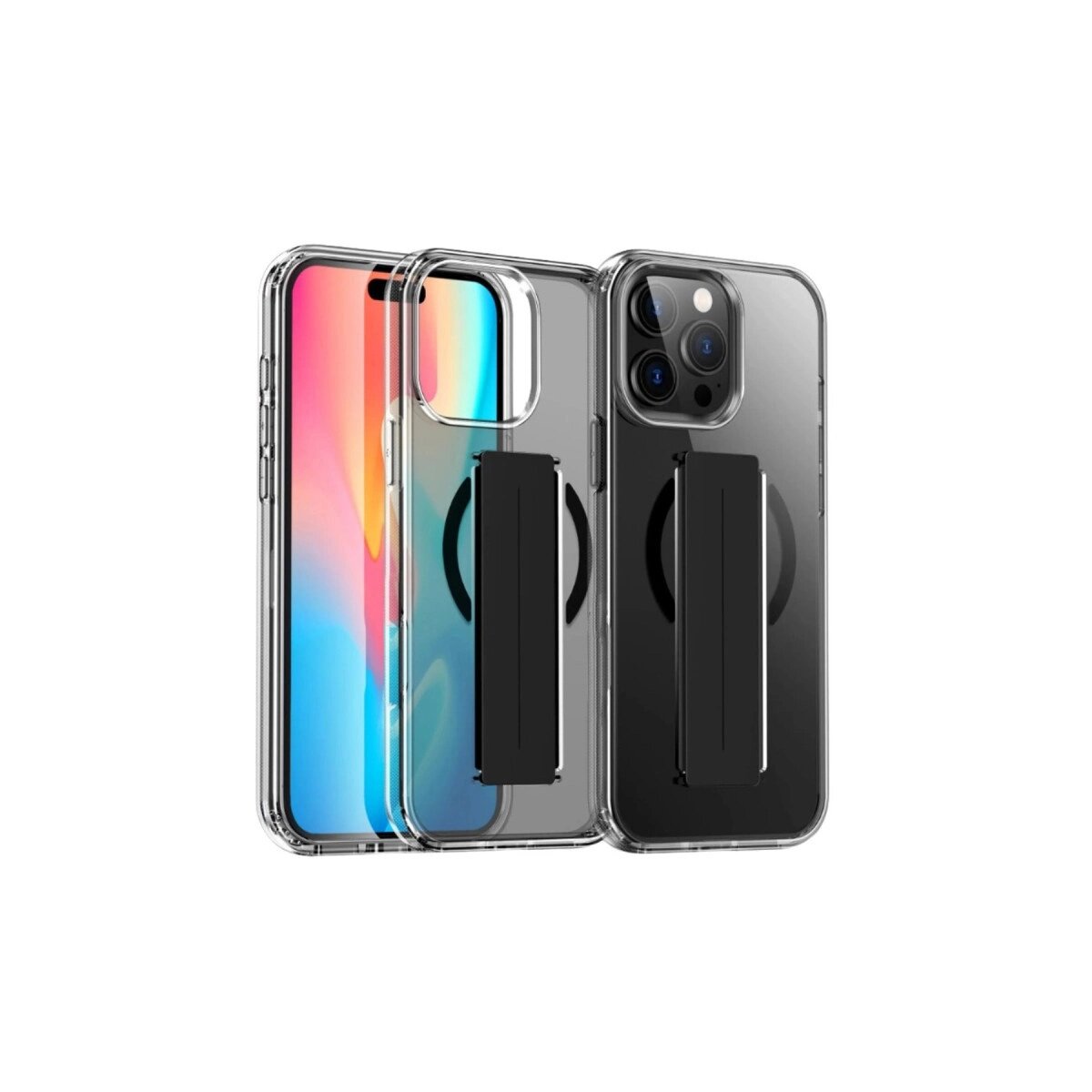 Joko İphone 14 Pro Max Kılıf Alfa Magsafe Standlı Kapak - Siyah