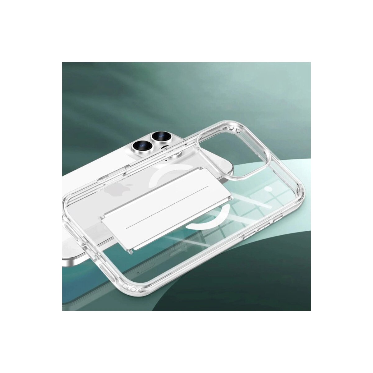Joko İphone 15 Pro Max Kılıf Alfa Magsafe Standlı Kapak - Şeffaf Joko İphone 15 Pro Max Kılıf Alfa Magsafe Standlı Kapak - Şeffaf