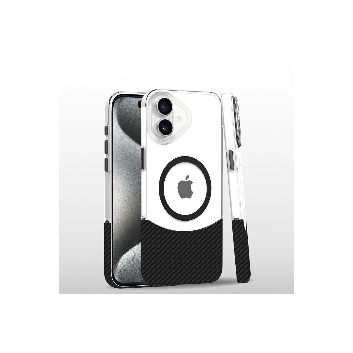 Joko İphone 16 Plus Carbon Puzzle Magsafe Kapak - Siyah-2 Joko İphone 16 Plus Carbon Puzzle Magsafe Kapak - Siyah-2
