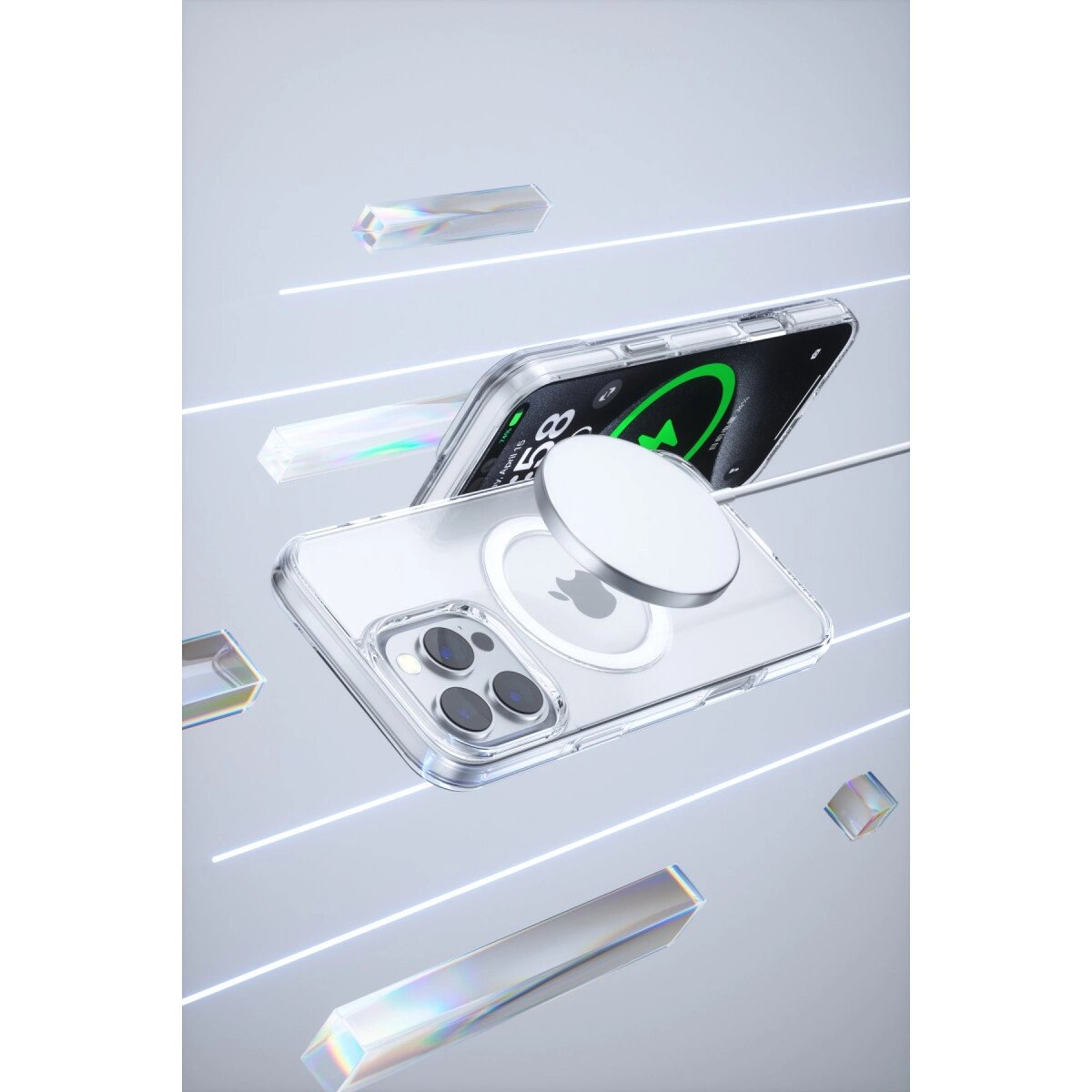 Joko İphone 16 Pro Gleam Pc Sert Magsafe Kılıf - Şeffaf Joko İphone 16 Pro Gleam Pc Sert Magsafe Kılıf - Şeffaf