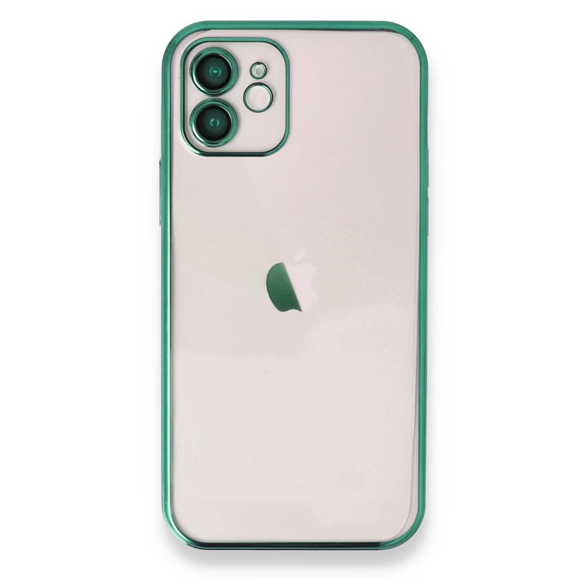 İphone 12 Kılıf Razer Lensli Silikon - Yeşil