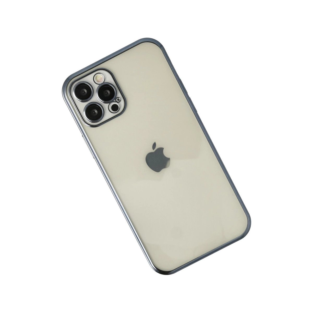 İphone 12 Pro Kılıf Razer Lensli Silikon - Lacivert