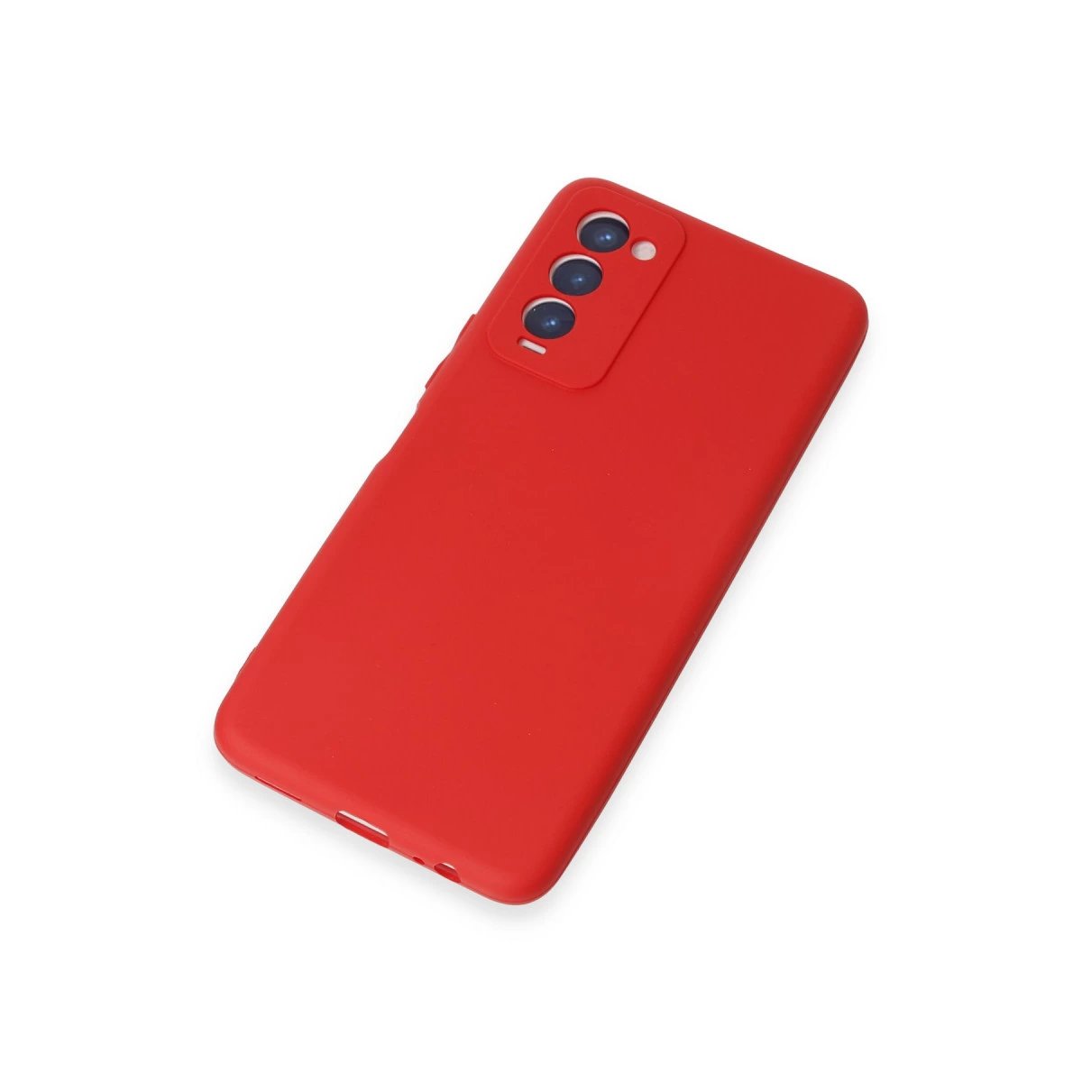 Tecno Camon 18 Kılıf First Silikon - Kırmızı Tecno Camon 18 Kılıf First Silikon - Kırmızı