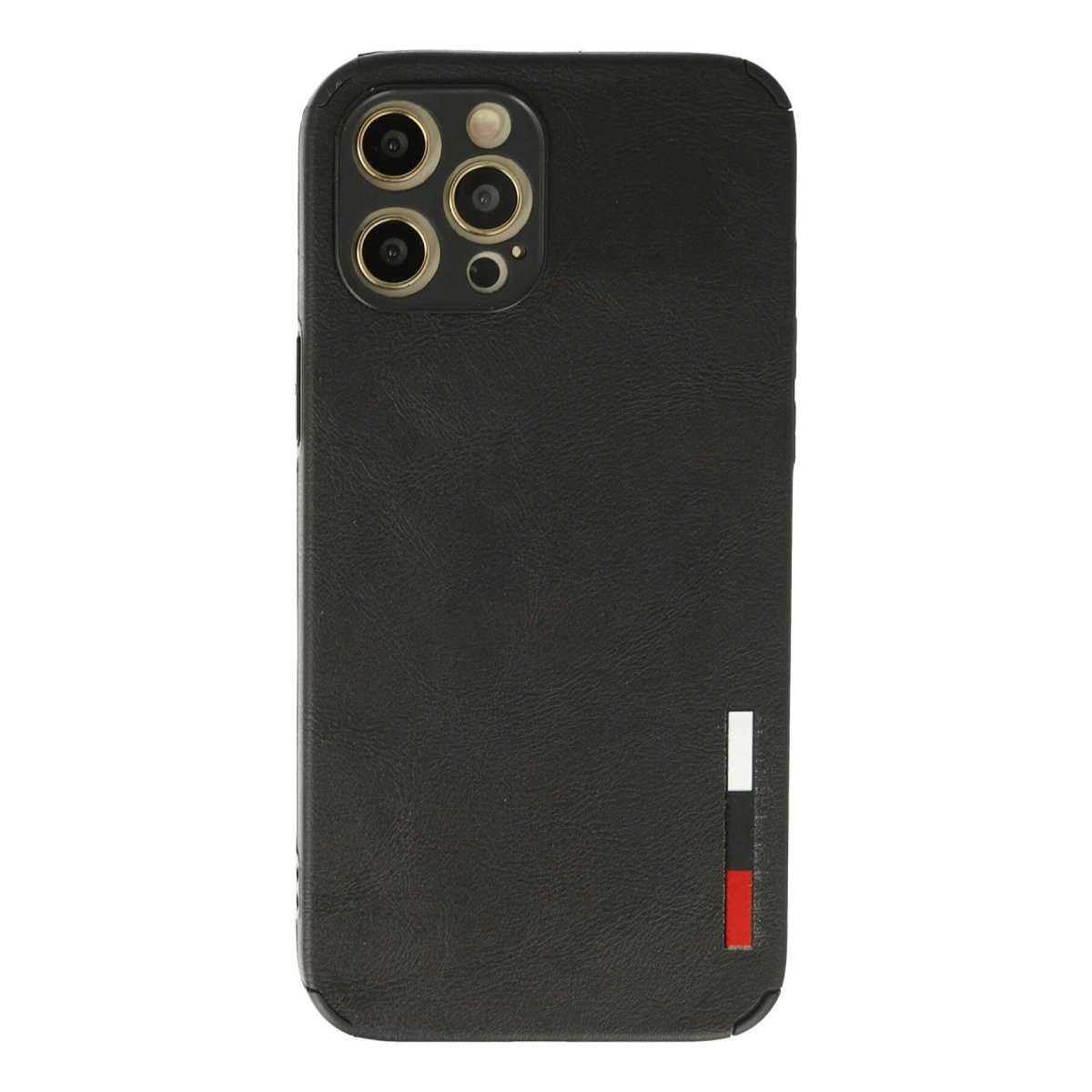 İphone 12 Pro Kılıf Loop Deri Silikon - Siyah