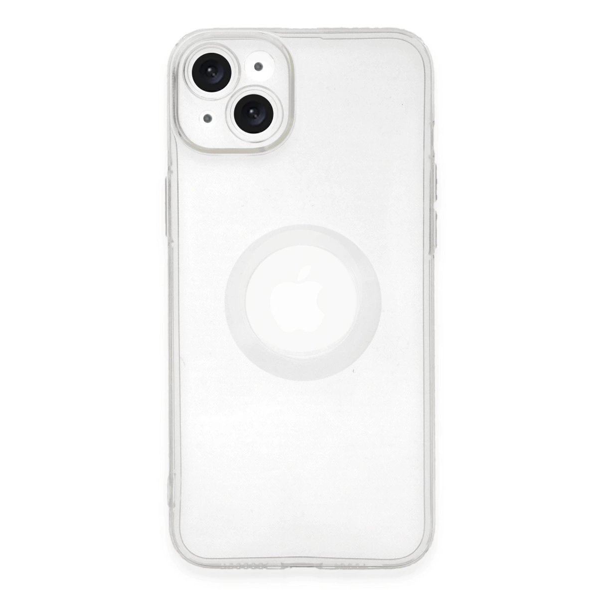 İphone 14 Plus Kılıf Santa Lens Silikon - Şeffaf