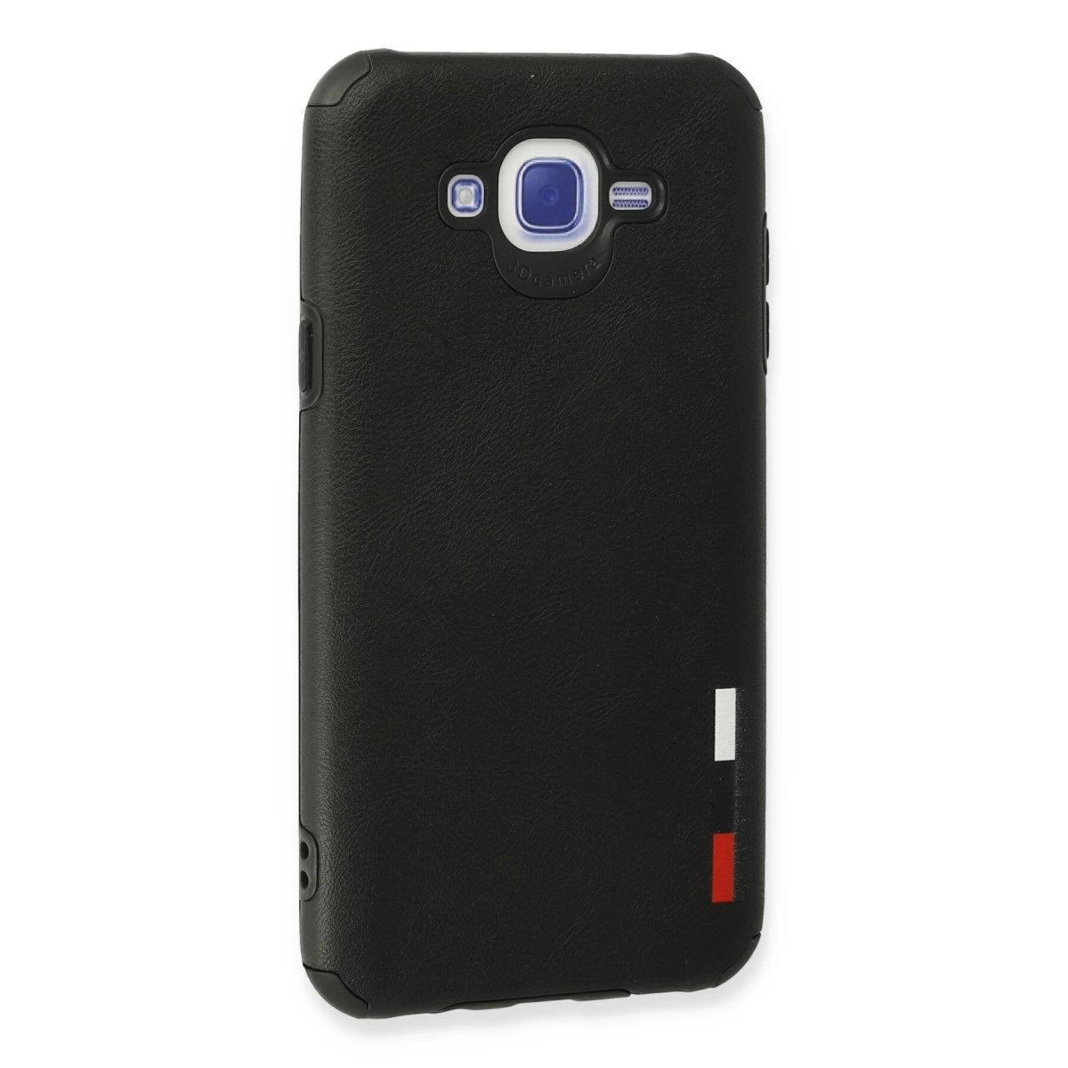 Samsung Galaxy J7 Kılıf Loop Deri Silikon - Siyah