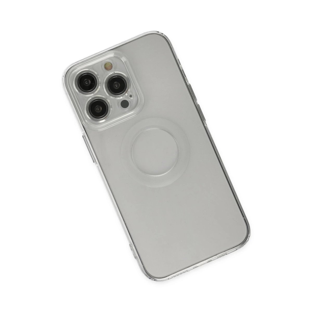 İphone 14 Pro Kılıf Santa Lens Silikon - Şeffaf