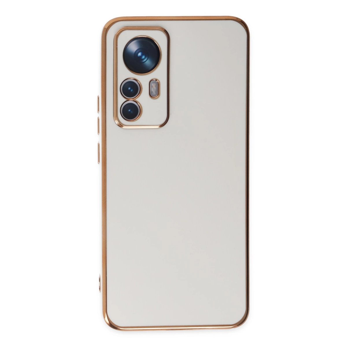 Xiaomi Mi 12t Pro Kılıf Volet Silikon - Beyaz Xiaomi Mi 12t Pro Kılıf Volet Silikon - Beyaz