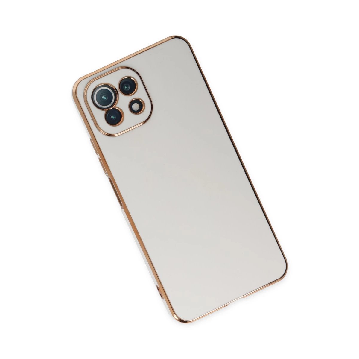 Xiaomi Mi 11 Lite Kılıf Volet Silikon - Beyaz Xiaomi Mi 11 Lite Kılıf Volet Silikon - Beyaz