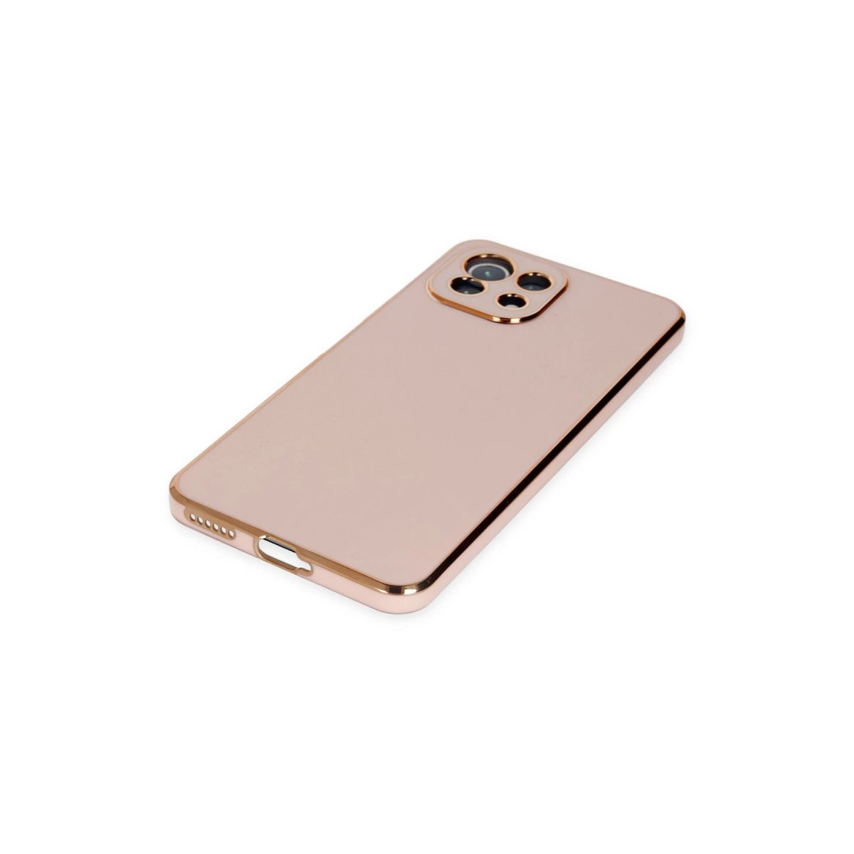 Xiaomi Mi 11 Lite Kılıf Volet Silikon - Pembe
