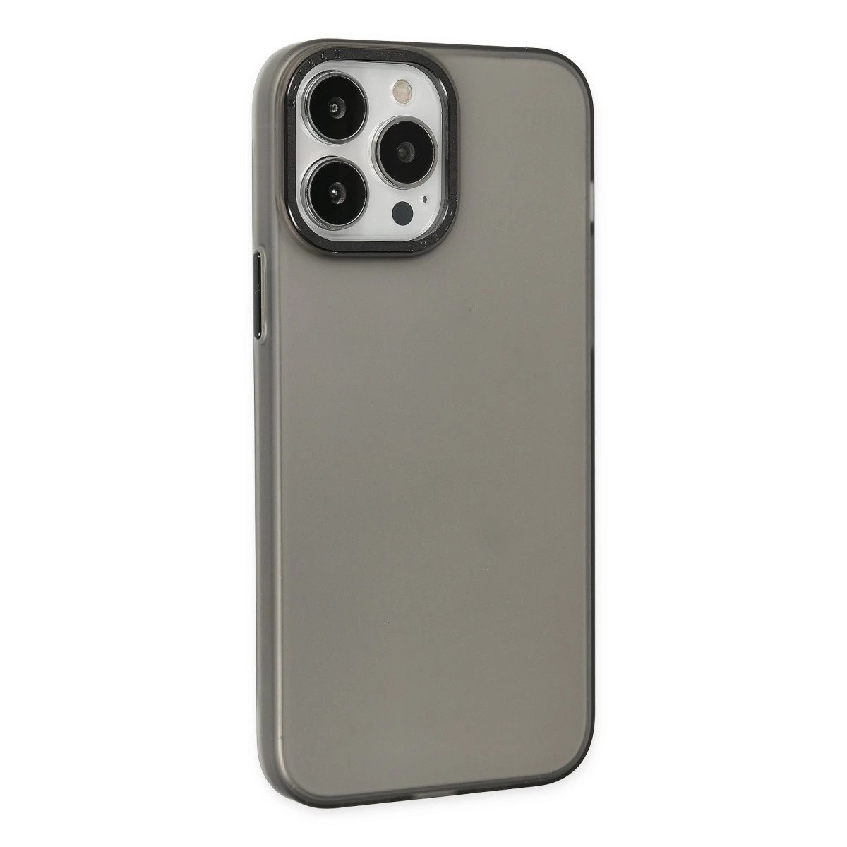 İphone 13 Pro Max Kılıf Modos Metal Kapak - Siyah İphone 13 Pro Max Kılıf Modos Metal Kapak - Siyah