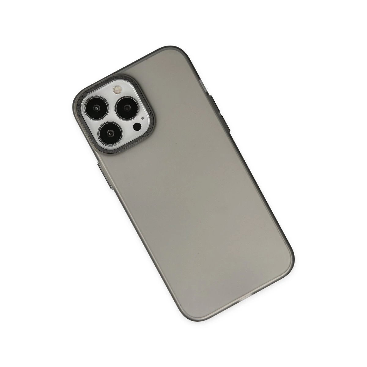 İphone 13 Pro Max Kılıf Modos Metal Kapak - Siyah İphone 13 Pro Max Kılıf Modos Metal Kapak - Siyah