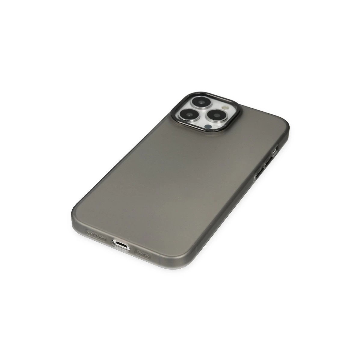 İphone 13 Pro Max Kılıf Modos Metal Kapak - Siyah İphone 13 Pro Max Kılıf Modos Metal Kapak - Siyah