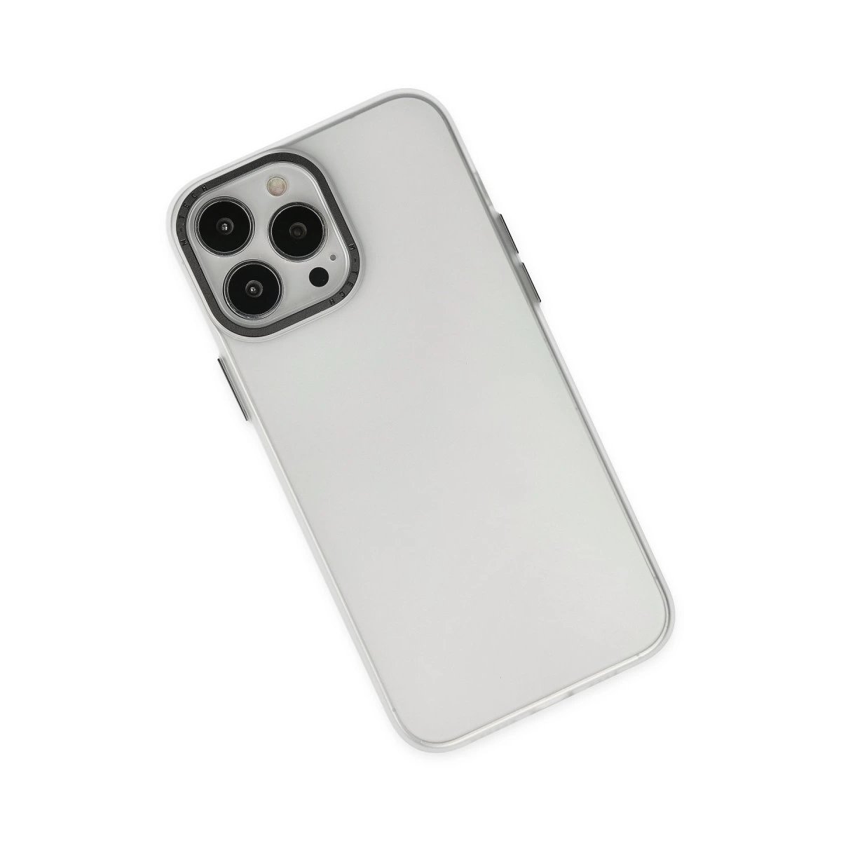 İphone 13 Pro Max Kılıf Modos Metal Kapak - Şeffaf İphone 13 Pro Max Kılıf Modos Metal Kapak - Şeffaf