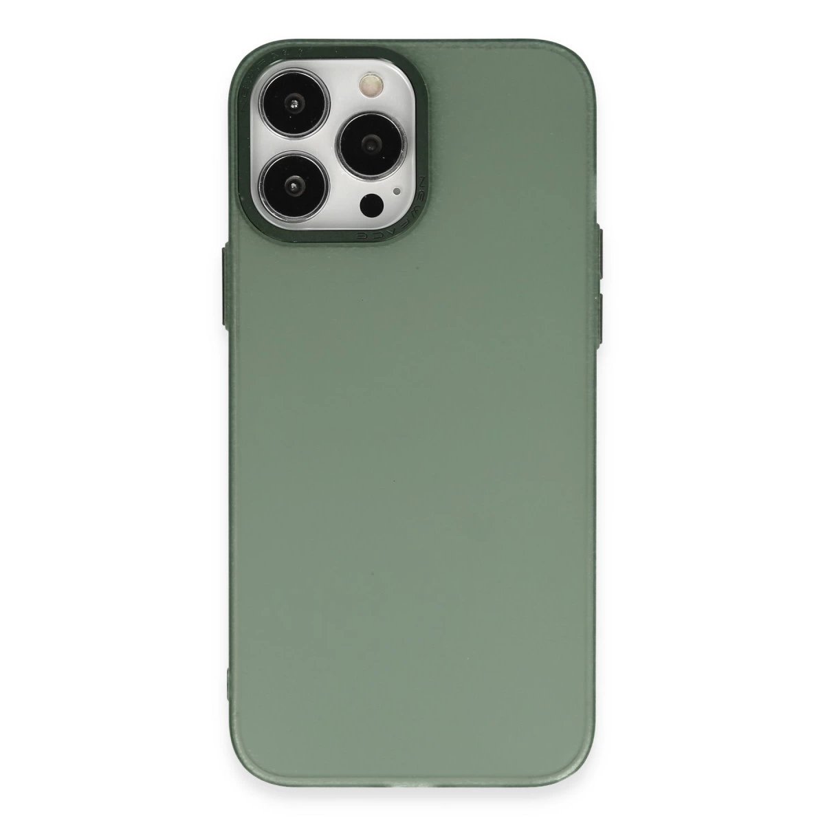 İphone 13 Pro Max Kılıf Modos Metal Kapak - Koyu Yeşil