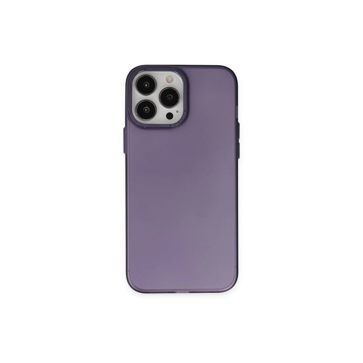 İphone 13 Pro Max Kılıf Modos Metal Kapak - Derin Mor
