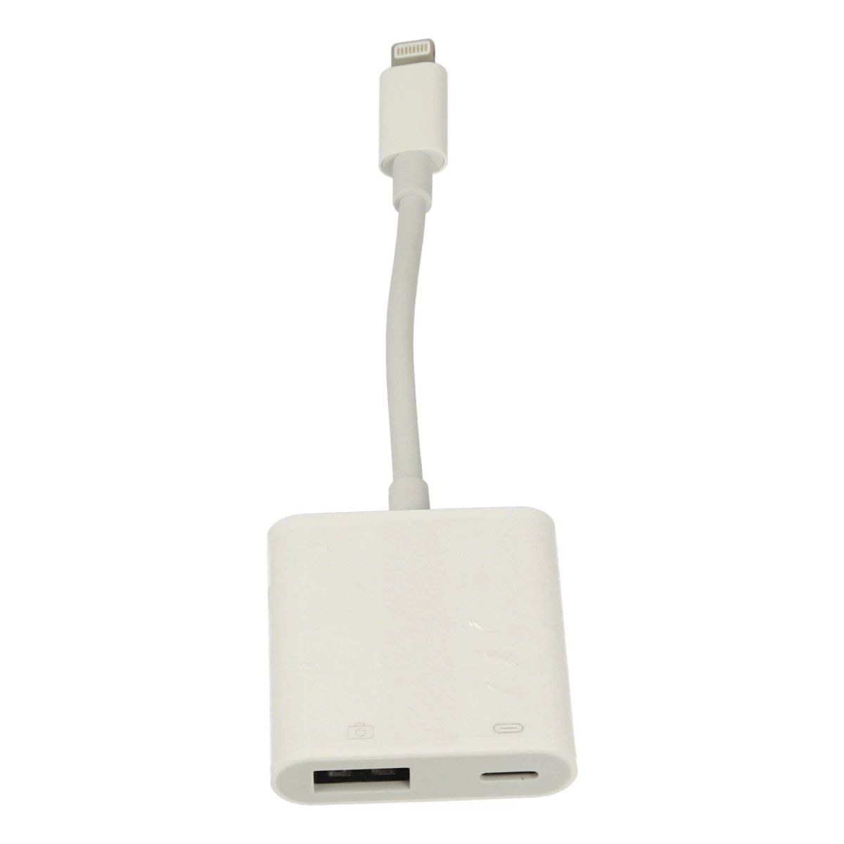 Apr22 Iphone Otg 2in1 - Beyaz