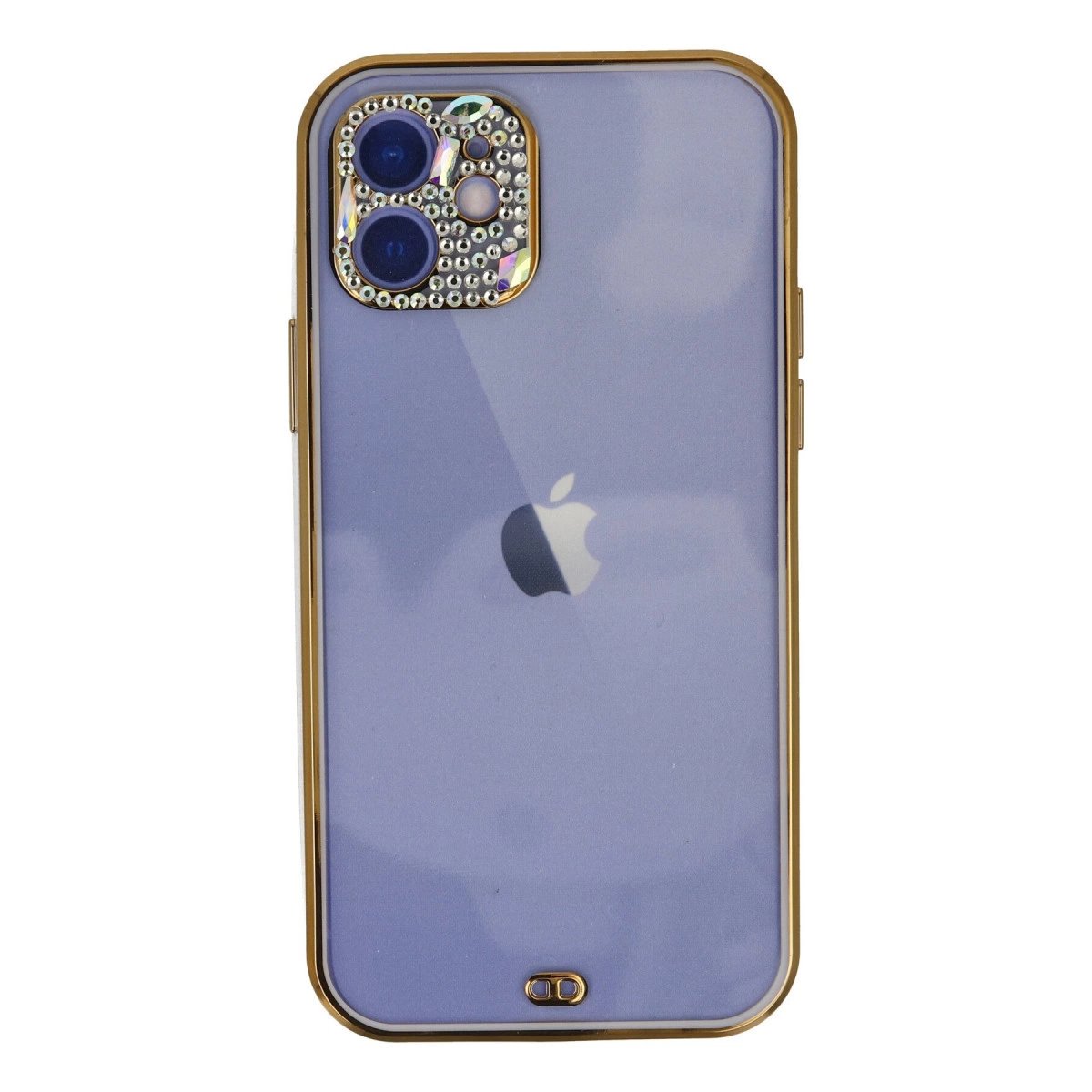 İphone 12 Kılıf Liva Taşlı Silikon - Mor İphone 12 Kılıf Liva Taşlı Silikon - Mor