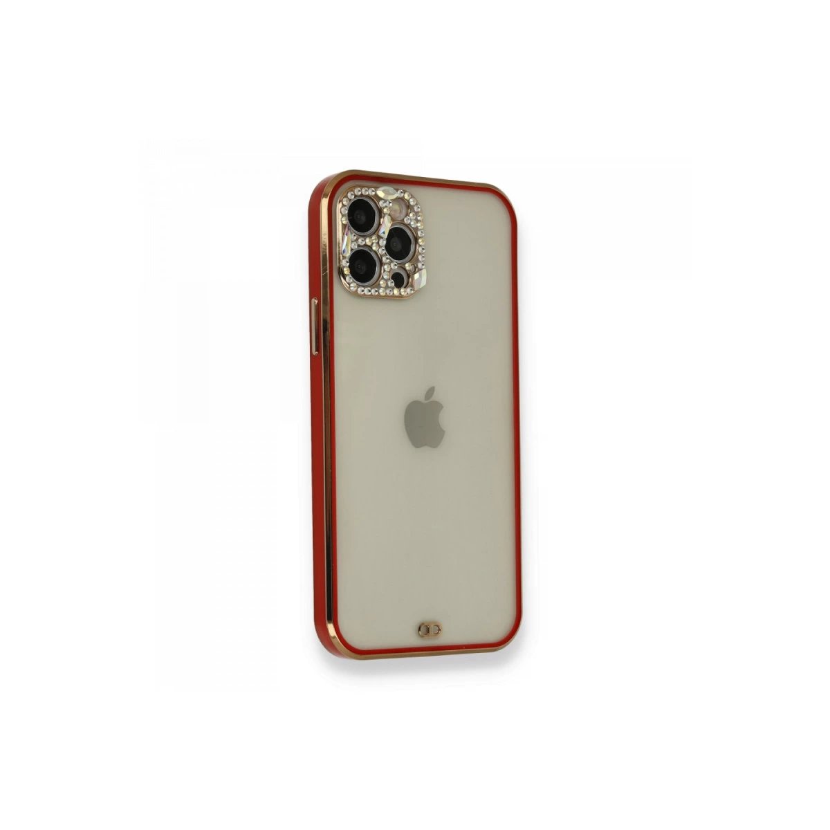 İphone 12 Pro Kılıf Liva Taşlı Silikon - Kırmızı İphone 12 Pro Kılıf Liva Taşlı Silikon - Kırmızı