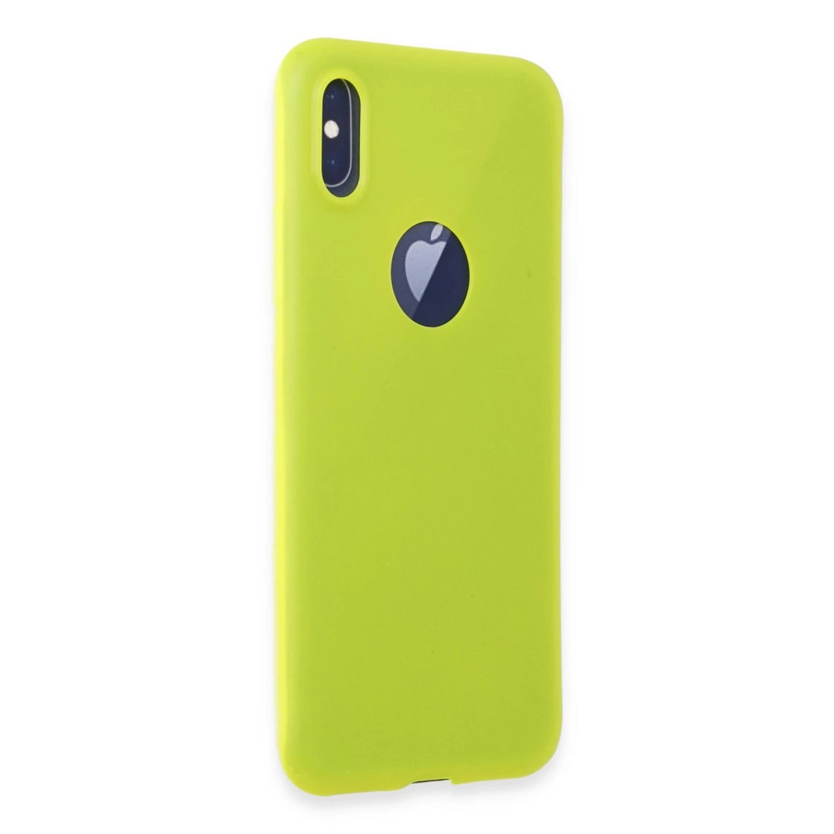 İphone X Kılıf First Silikon - Parlak Sarı
