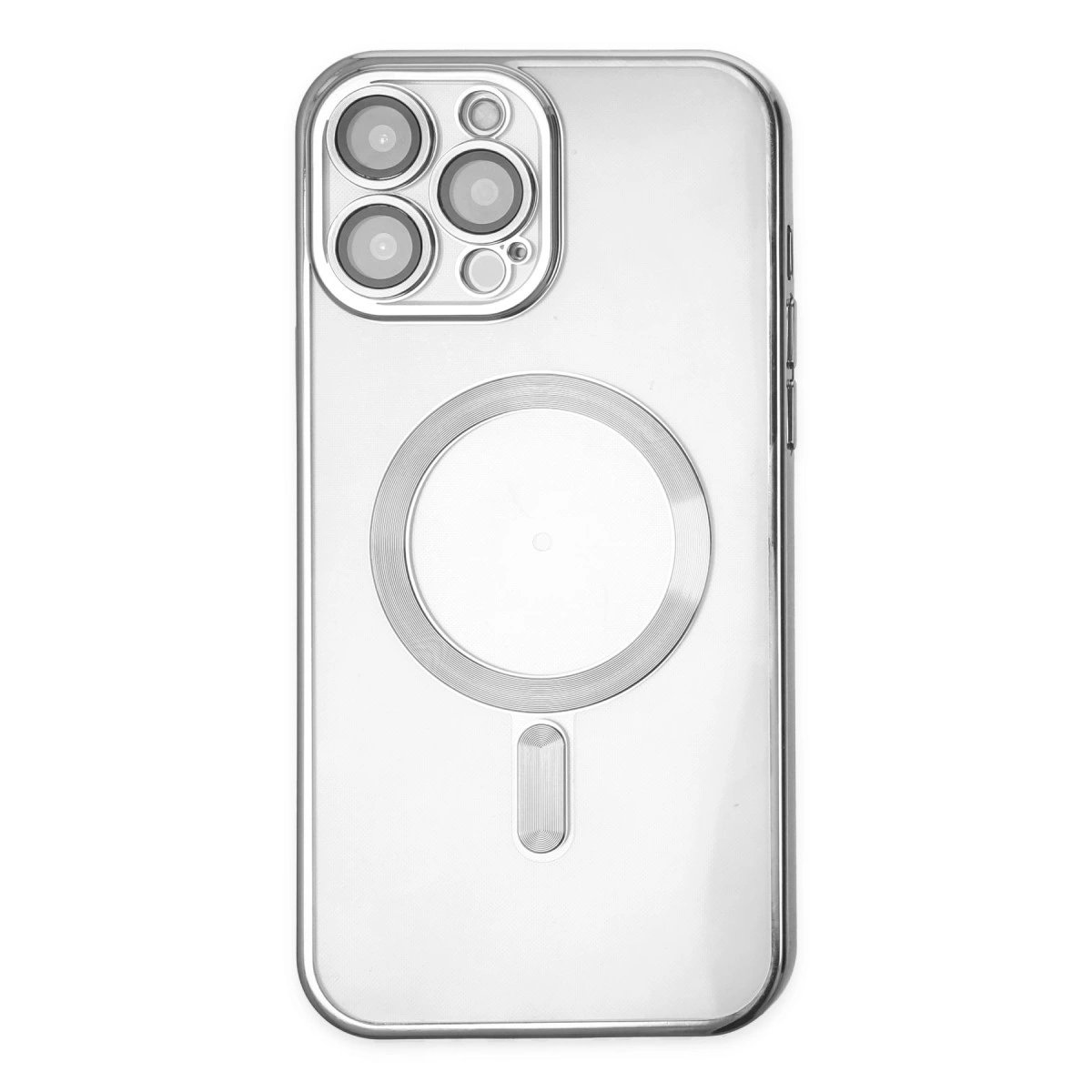 İphone 13 Pro Kılıf Kross Magneticsafe Kapak - Gümüş İphone 13 Pro Kılıf Kross Magneticsafe Kapak - Gümüş