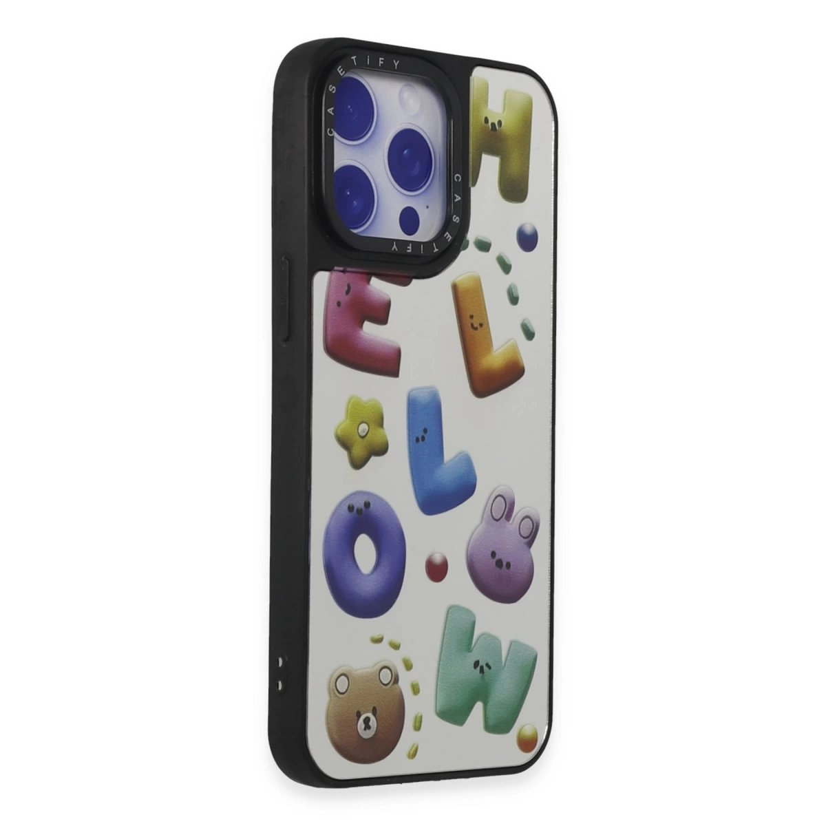 İphone 15 Pro Max Kılıf Mirror Desenli Kapak - Mirror - 15