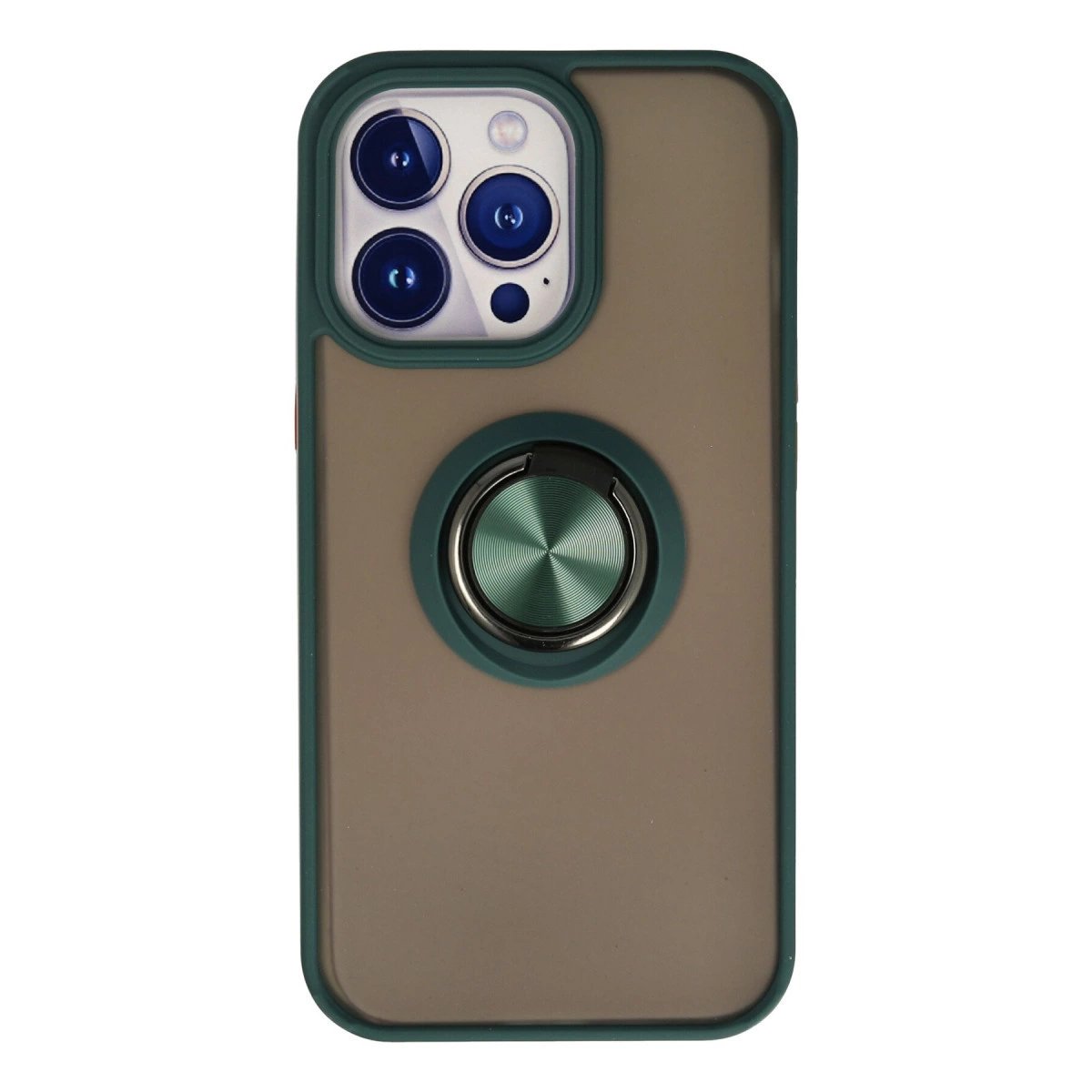 İphone 13 Pro Kılıf Montreal Yüzüklü Silikon Kapak - Yeşil İphone 13 Pro Kılıf Montreal Yüzüklü Silikon Kapak - Yeşil