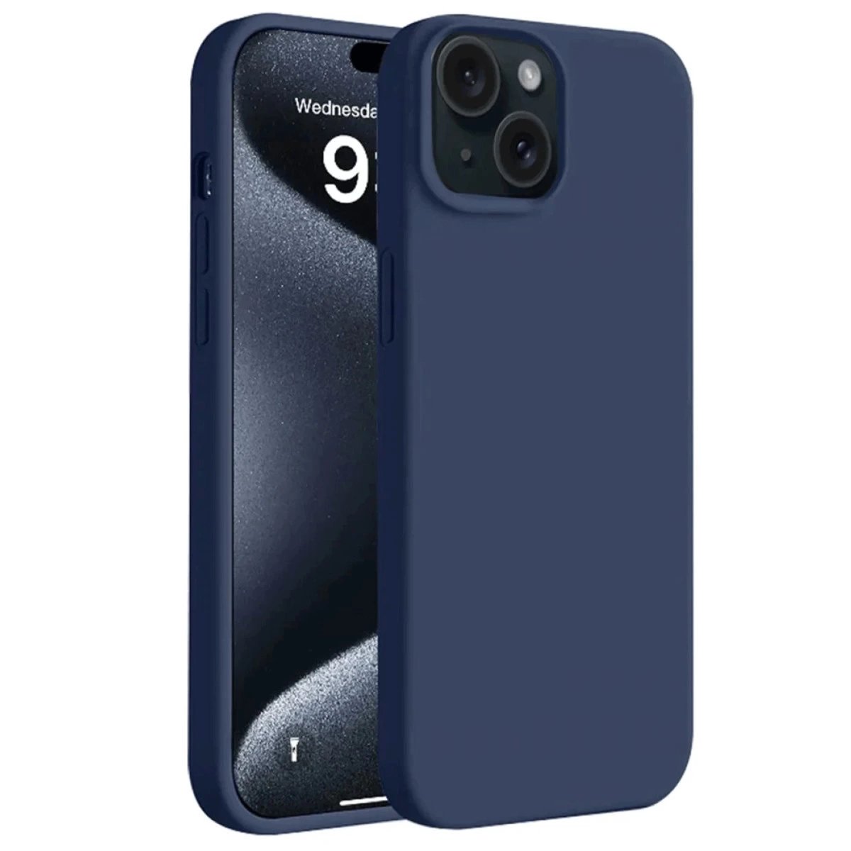 İphone 15 Plus Kılıf First Silikon - Lacivert İphone 15 Plus Kılıf First Silikon - Lacivert