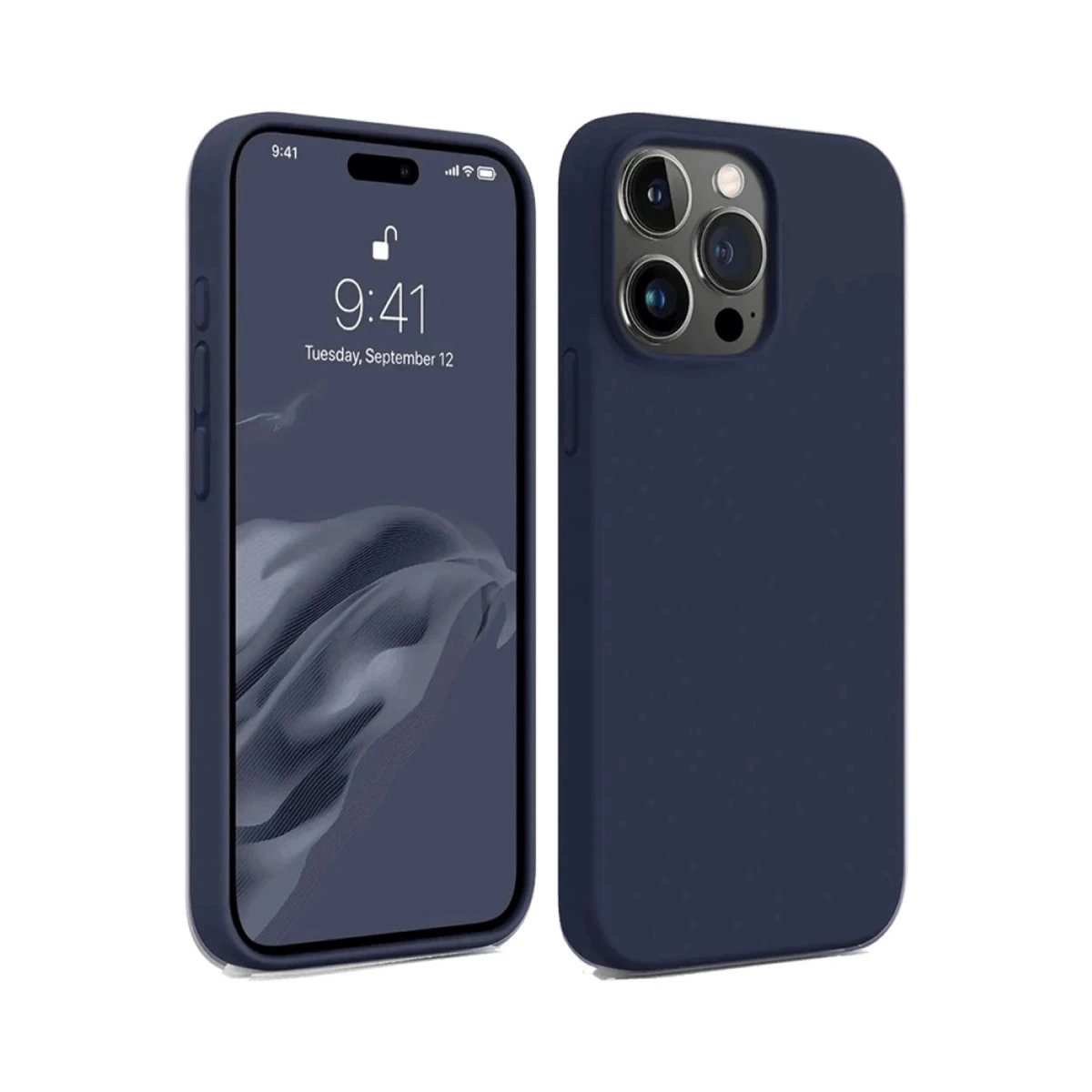 İphone 15 Pro Kılıf First Silikon - Lacivert İphone 15 Pro Kılıf First Silikon - Lacivert