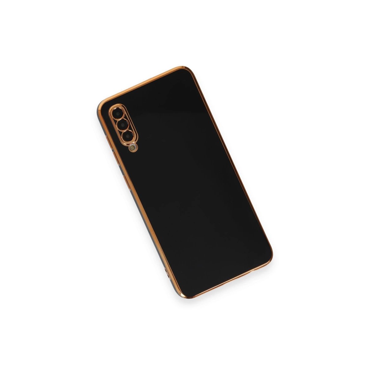 Samsung Galaxy A70 Kılıf Volet Silikon - Siyah