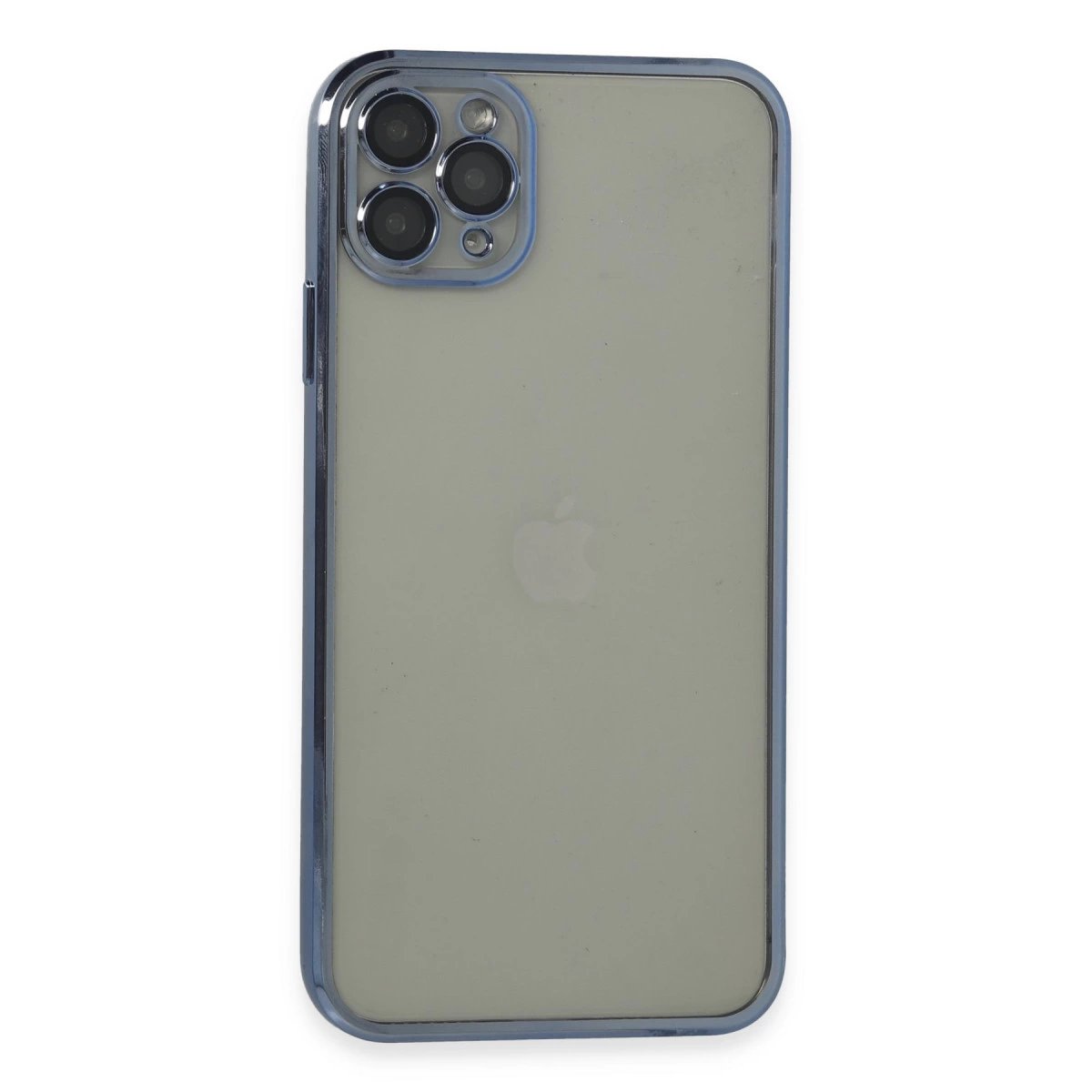 İphone 11 Pro Max Kılıf Razer Lensli Silikon - Açık Mavi İphone 11 Pro Max Kılıf Razer Lensli Silikon - Açık Mavi