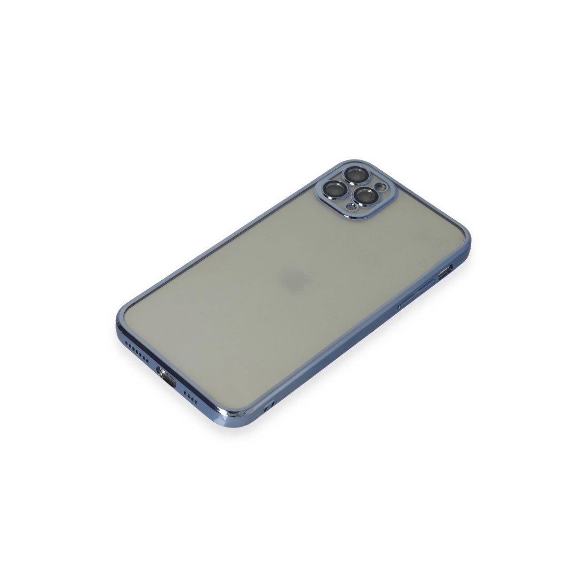 İphone 11 Pro Max Kılıf Razer Lensli Silikon - Açık Mavi İphone 11 Pro Max Kılıf Razer Lensli Silikon - Açık Mavi