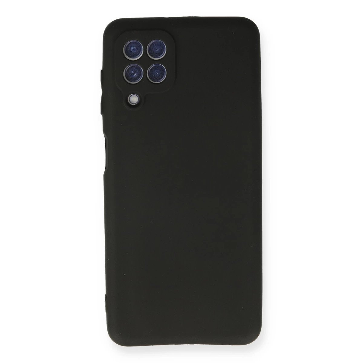 Samsung Galaxy A22 Kılıf First Silikon - Siyah