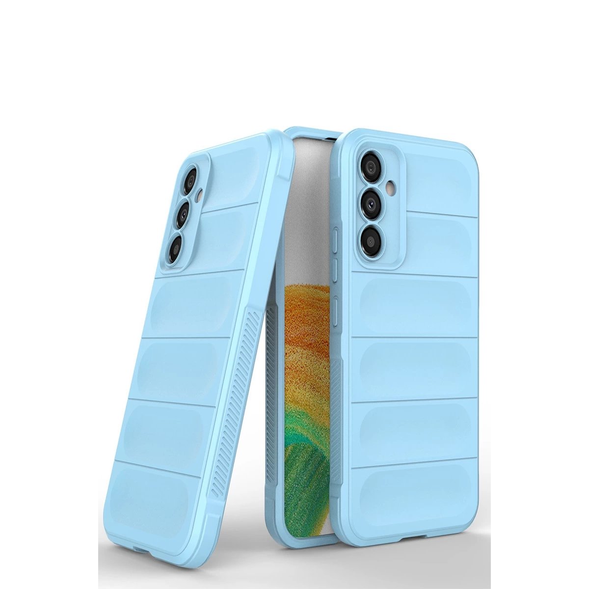 Samsung Galaxy M34 5g Kılıf Optimum Silikon - Sky Blue Samsung Galaxy M34 5g Kılıf Optimum Silikon - Sky Blue