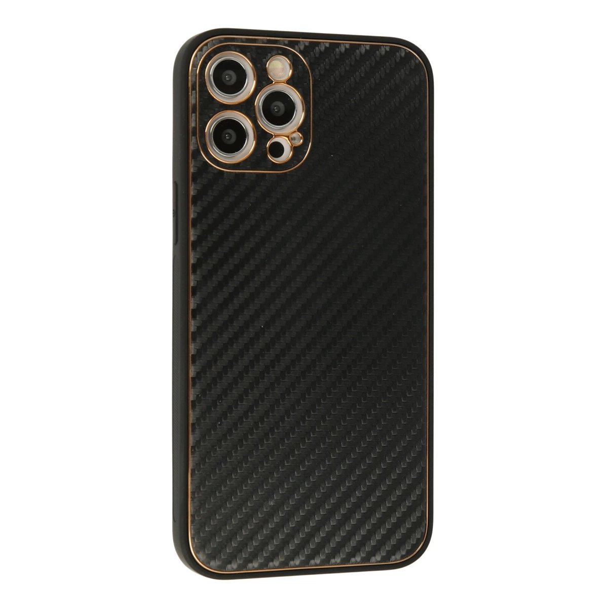 İphone 12 Pro Kılıf Coco Karbon Silikon - Siyah İphone 12 Pro Kılıf Coco Karbon Silikon - Siyah