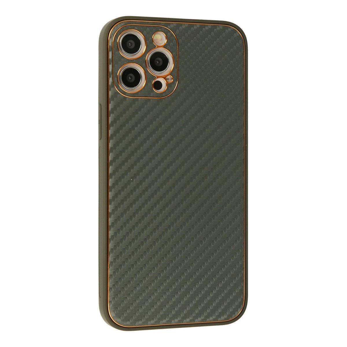 İphone 12 Pro Kılıf Coco Karbon Silikon - Füme